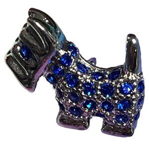 Yorkie Dog Puppy Lapel Pin Rhinestones Brooch Enamel Badge Accessories Jewelry
